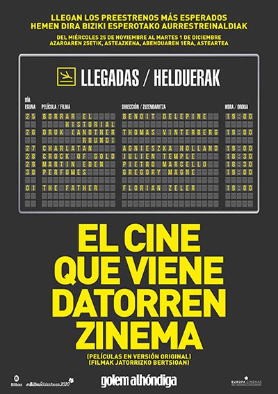 la alhondiga cartelera|Cartelera Cine Golem Alhóndiga (Bilbao) para el domingo, 20 de。